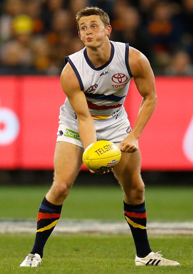 AFL 2015 Second Semi Final - Hawthorn v Adelaide Matt Crouch has been working on striking a balance between his inside and outside game - ${keywords}